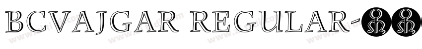 BCVajgar Regular字体转换